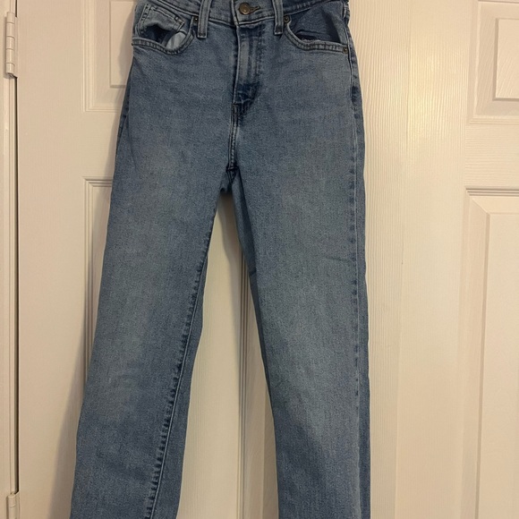 Levi’s high waisted cropped flare size 26 jeans vintage style - Picture 3 of 6